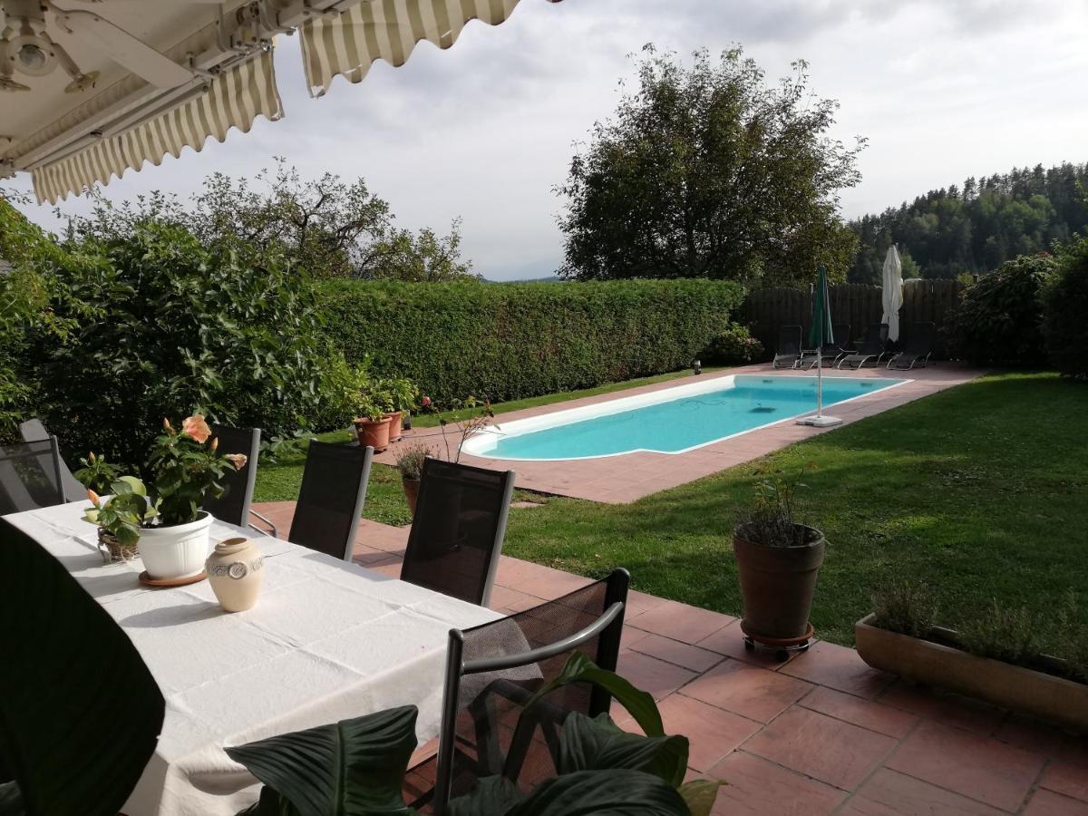 Ferienwohnung Mit Pool In Woerthersee Naehe Dellach  Exteriör bild
